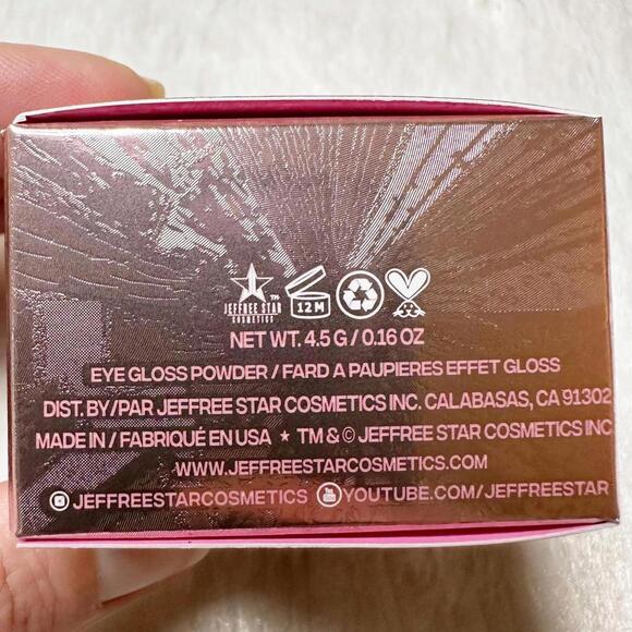 NIB Jeffree Star Eye Gloss Powder in Voyeurism Full Size 4.5g - Picture 5 of 6